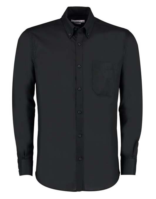 Slim Fit Long Sleeve Workwear Oxford Shirt