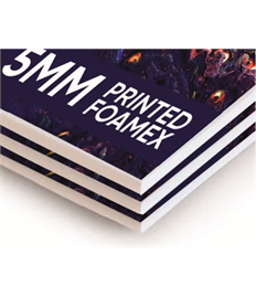 5mm Foamex signs 600 x 800 mm